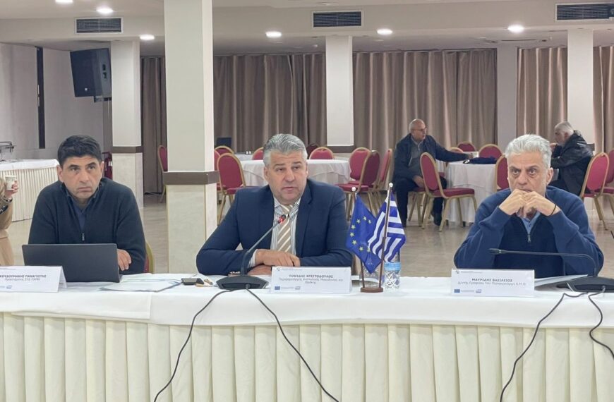 Περιφερειάρχης ΑΜΘ Τοψίδης: Οι «Ολοκληρωμένες Xωρικές Eπενδύσεις» είναι εργαλείο ανάπτυξης για την Περιφέρεια μας