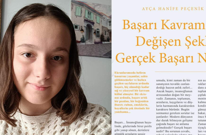 İskeçe Azınlık Lisesi öğrencisi Ayça Peçenik’in yazısı BAĞ-LAR Dergisi’nde yayınlandı