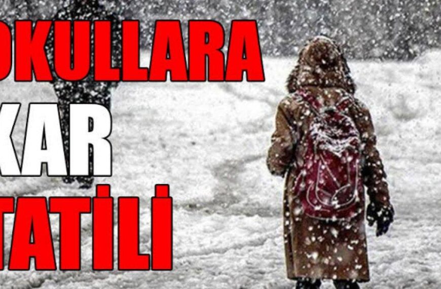 Kozlukebir Belediyesi’nin bazı okullarında “Kar Tatili” devam ediyor