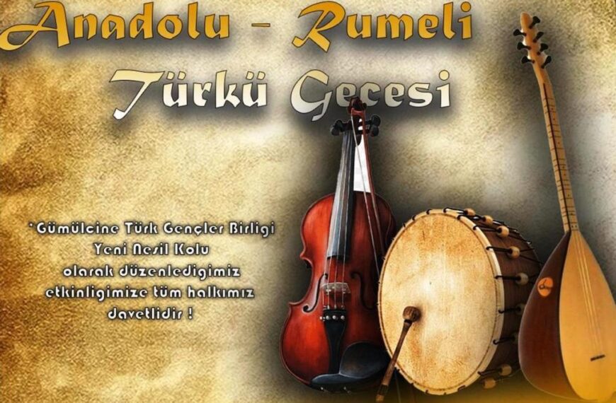 Türk Gençler Birliği’nde ‘Türkü Gecesi’