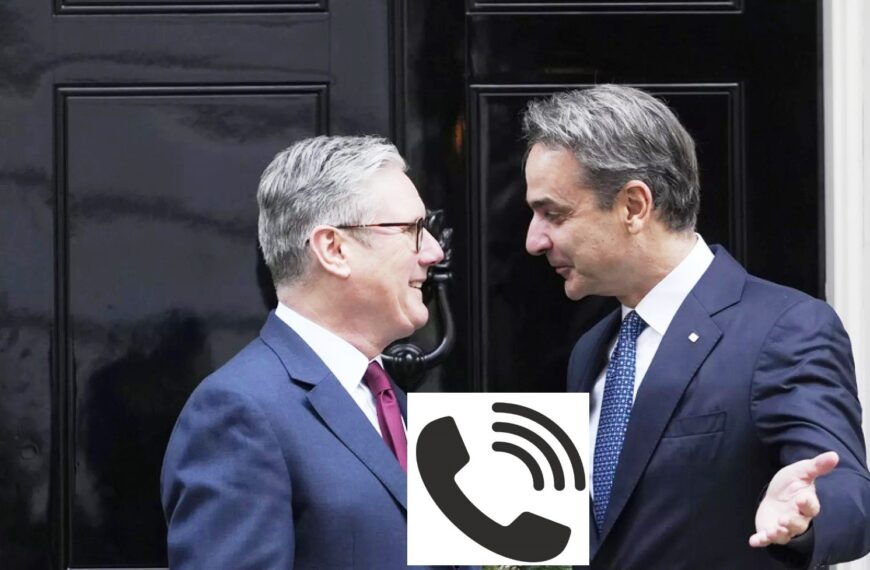 Miçotakis, İngiltere Başbakanı Starmer ile telefonda görüştü