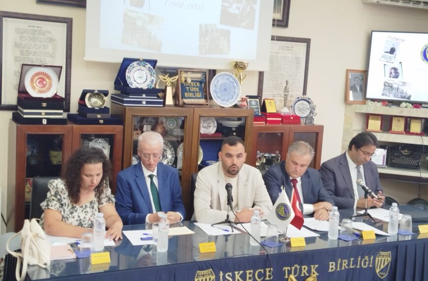 İskeçe Türk Birliği’nde “Mehmet Hilmi Söyleşisi”