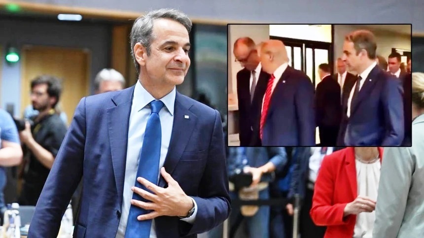 Miçotakis’in NATO Zirvesi’ndeki hallerine eleştiri: “Nefes almak için bile talimat bekliyor”!