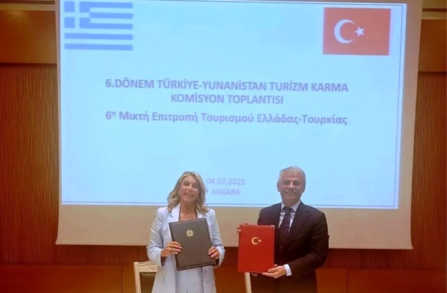 Türkiye ile Yunanistan turizmde işbirliğini güçlendirecek…