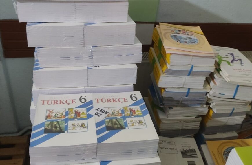 Türkiye’nin gönderdiği kitaplar Batı Trakya’ya ulaştı…