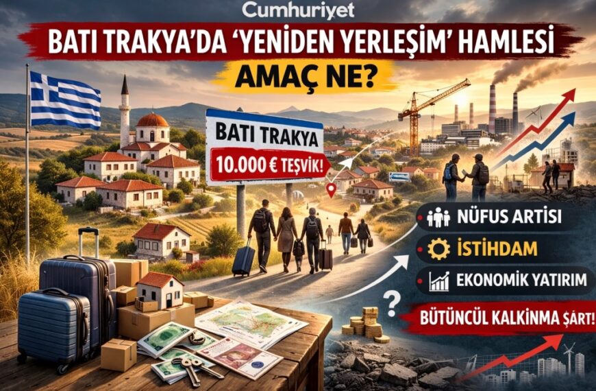 Batı Trakya’da “yeniden yerleşim” hamlesi: Amaç ne?
