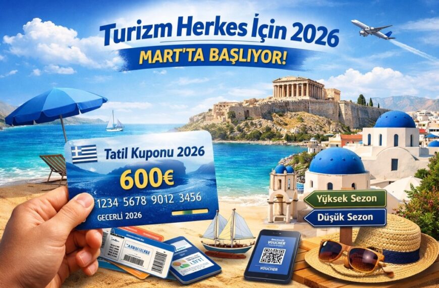 “Herkes İçin Turizm 2026” başvuruları Mart ortasında başlıyor!