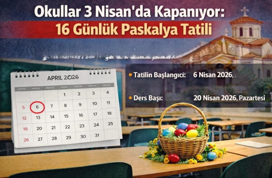Okullar, 3 Nisan’da Kapanıyor!