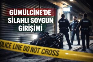 Gümülcine’de Silahlı Soygun Girişimi!