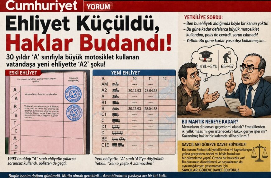 “Bugüne Kadar, Yasa Dışı Kullanmışım!!!”