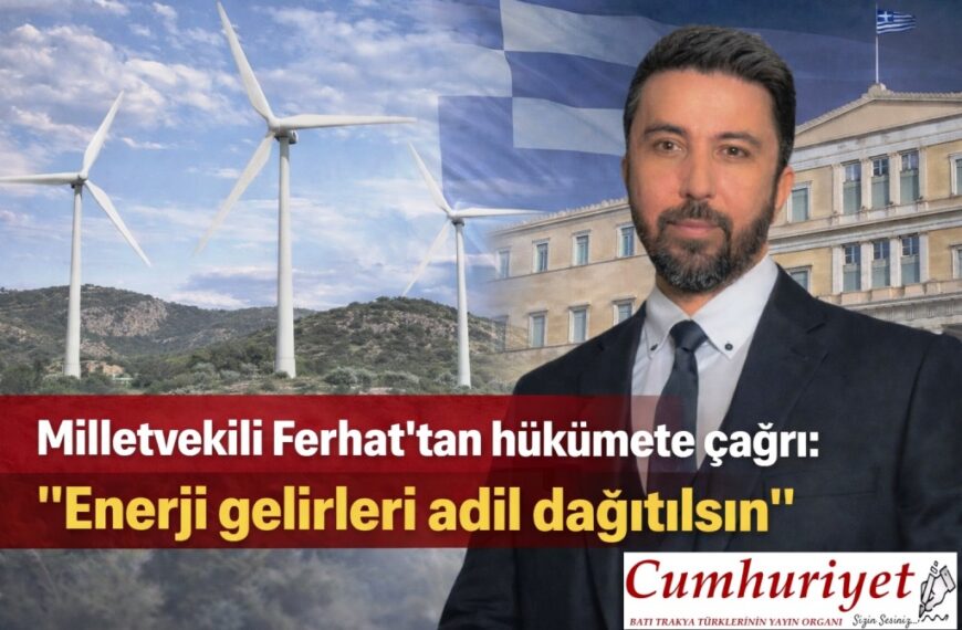 Milletvekili Ferhat’tan hükümete çağrı: “Enerji gelirleri adil dağıtılsın!”