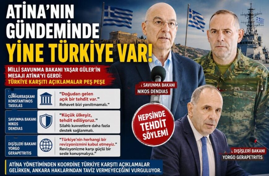 Atina’nın Gündeminde Yine Türkiye Var!