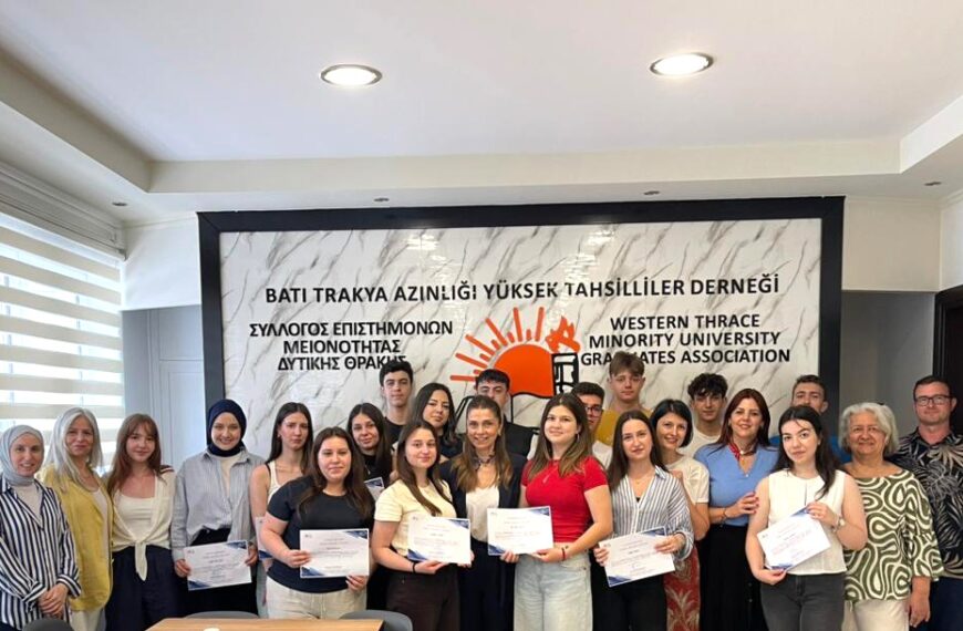 BTTAYTD’den Öğrencilere Sertifika Töreni