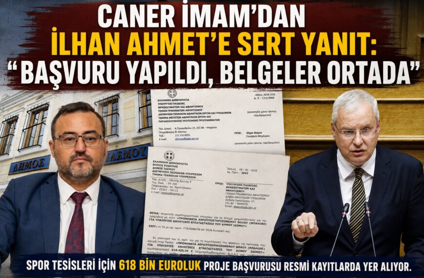 Caner İmam’dan İlhan Ahmet’e sert yanıt: “Başvuru yapıldı, belgeler ortada”