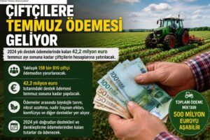 Çiftçilere Temmuz ödemesi geliyor!