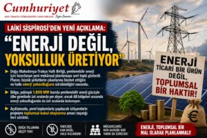 Enerji değil, yoksulluk üretiyor”