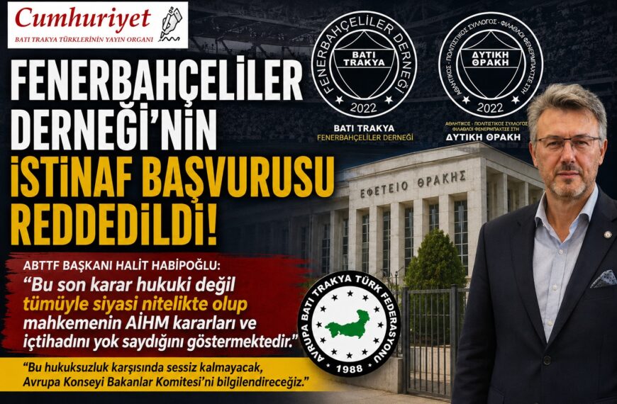 Habipoğlu: “Bu Karar Hukukî Değil, Tamamen Siyasidir”