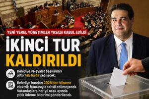 Yerel seçimlerde ikinci tur kaldırıldı!