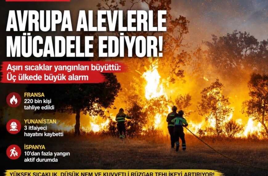 Avrupa alevlerle mücadele ediyor: Üç&hellip;