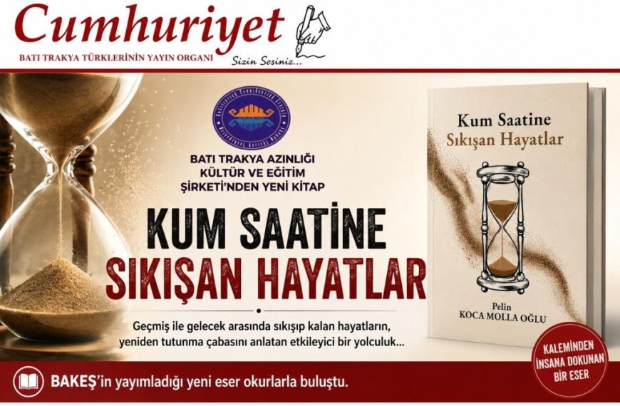 BAKEŞ’ten yeni kitap: “Kum Saatine Sıkışan Hayatlar” okurlarla buluştu
