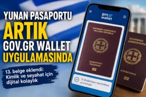 Yunan pasaportu artık Gov.gr Wallet uygulamasında