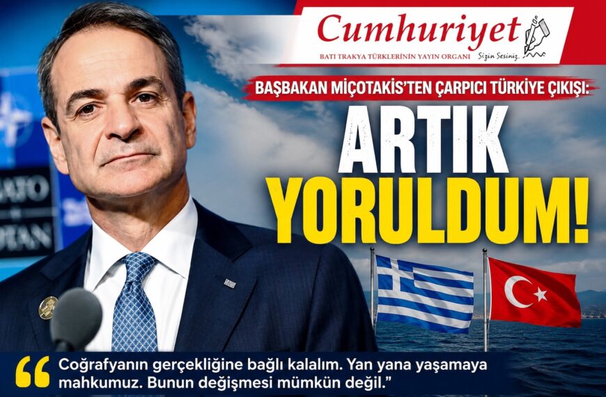 Miçotakis’ten Türkiye mesajı: “Gerginliği büyütmeyelim, birlikte yaşamaya mecburuz”