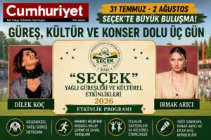 Seçek’te büyük buluşma başlıyor: Güreş, kültür ve konser&hellip;
