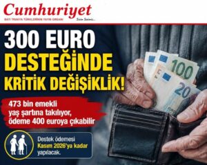300 euro desteğinde kritik değişiklik!