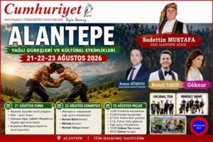Alantepe Yağlı Güreşleri 21-23 Ağustos’ta…