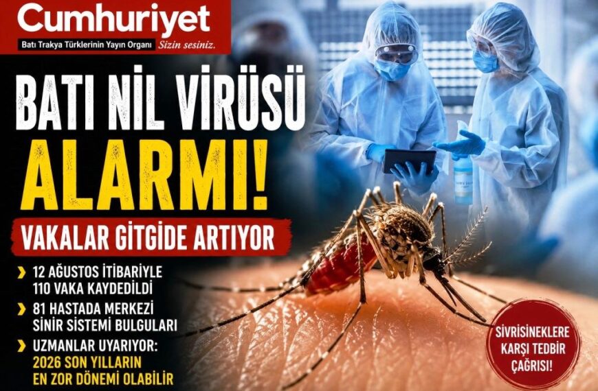Batı Nil virüsü alarmı: Yunanistan’da vakalar hızla artıyor!