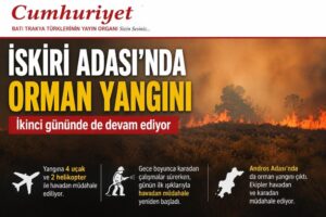 İskiri’de yangın ikinci gününde