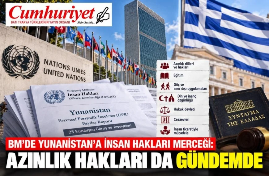 BM’de Yunanistan’a insan hakları merceği: Azınlık hakları da gündemde!