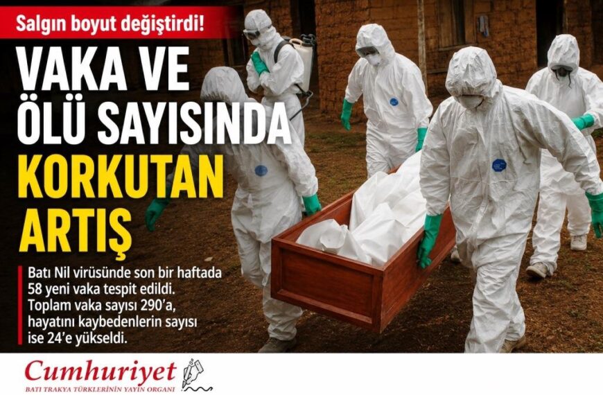 Batı Nil virüsünde alarm: Vaka&hellip;