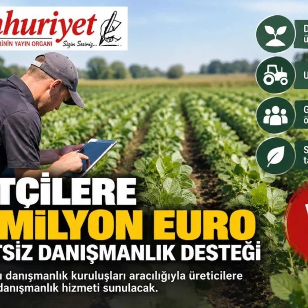 Çiftçilere ücretsiz danışmanlık için 53 milyon euroluk program!