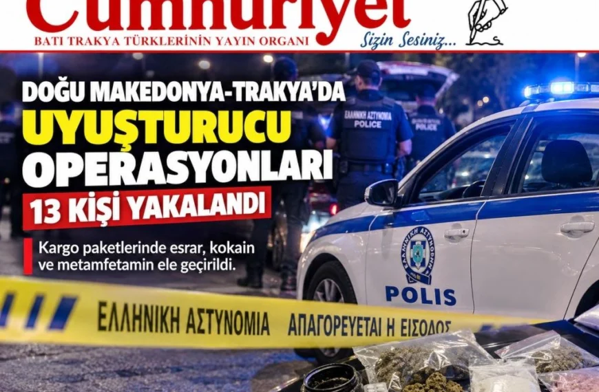 Dedeağaç’tan İskeçe’ye uyuşturucu operasyonları…