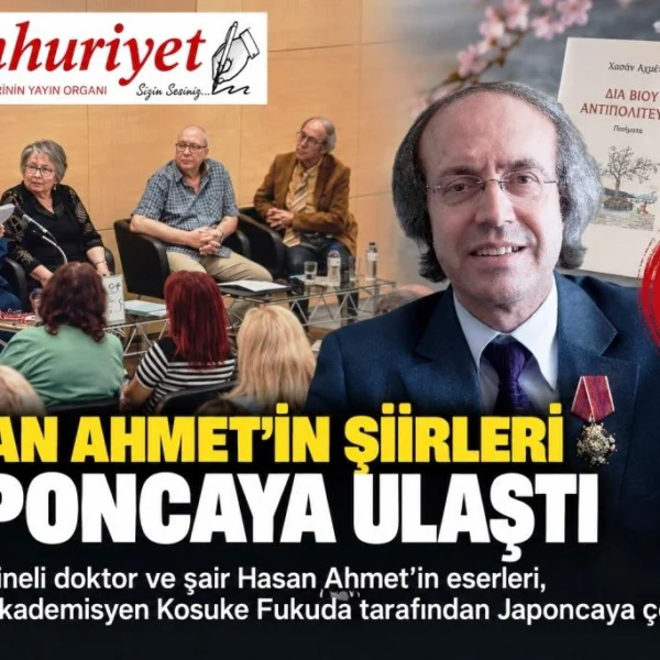 Hasan Ahmet’in şiirleri Japoncaya taşındı!