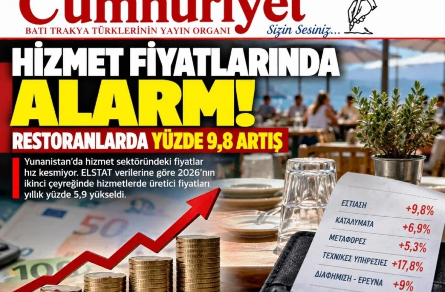 Hizmet sektöründe zam dalgası! Restoranlarda yüzde 9,8 artış…