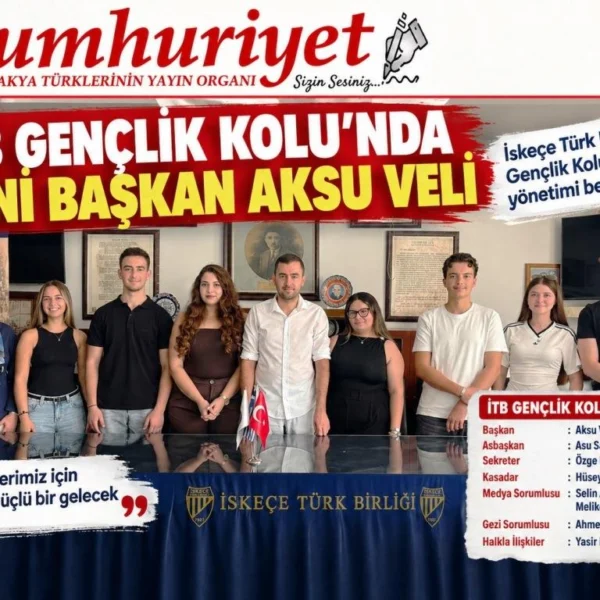 İTB Gençlik Kolu’nda yeni başkan Aksu Veli