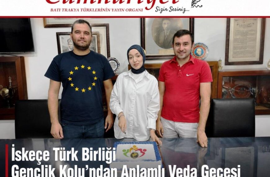 İTB Gençlik Kolu’ndan anlamlı veda&hellip;