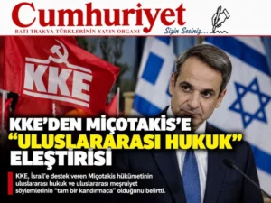 KKE’den Miçotakis’e “uluslararası hukuk” eleştirisi!
