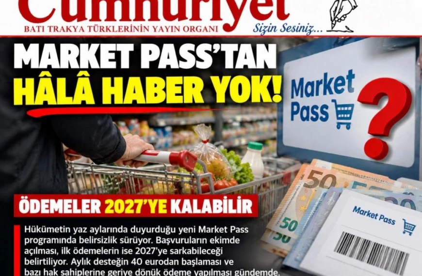 “Market Pass”tan hâlâ haber yok! Ödemeler 2027’ye kalabilir…