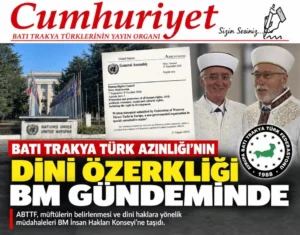 Müftülük meselesi BM gündeminde!