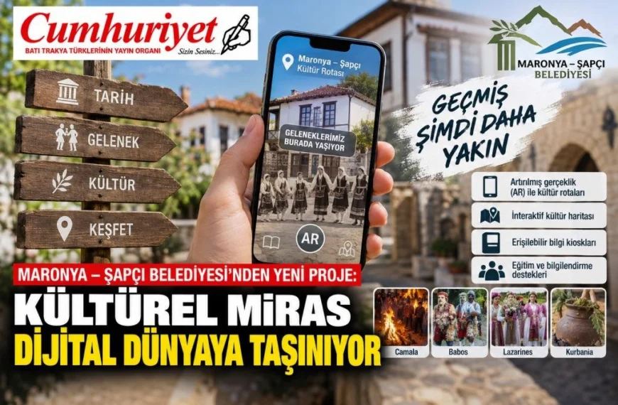 Maronya – Şapçı Belediyesi kültürel mirası dijital dünyaya taşıyor