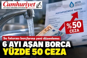 Su faturası borçlarına yeni düzenleme: 6 ayı aşan&hellip;