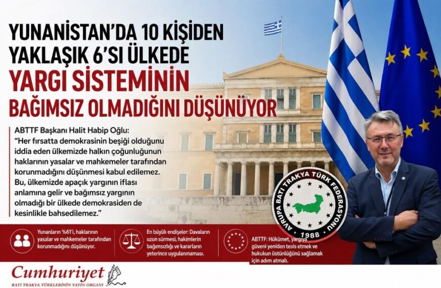Ülkede yargıya güven sarsılıyor!