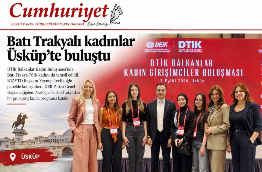 Batı Trakyalı kadınlar Üsküp’te buluştu!