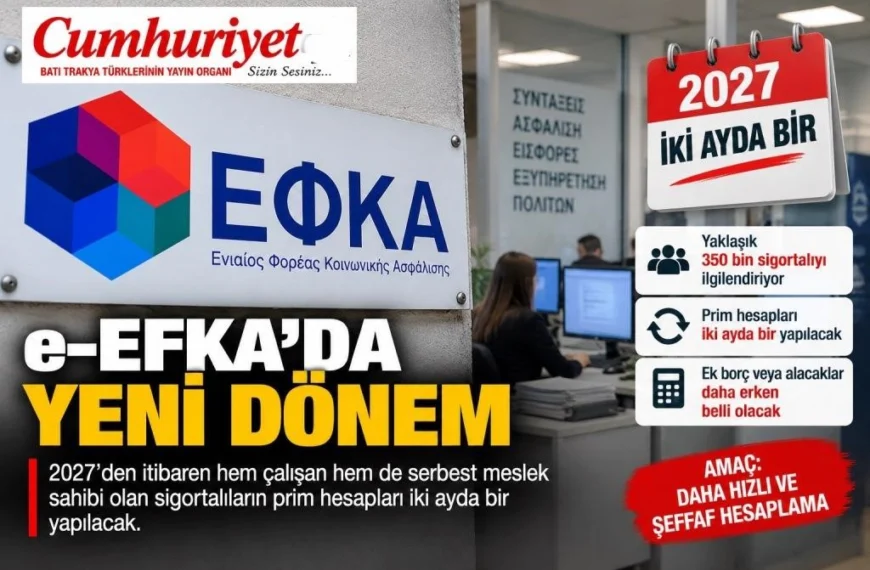 e-EFKA’da 2027’den itibaren yeni dönem!