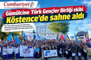 Gümülcine Türk Gençler Birliği ekibi Köstence’de sahne aldı