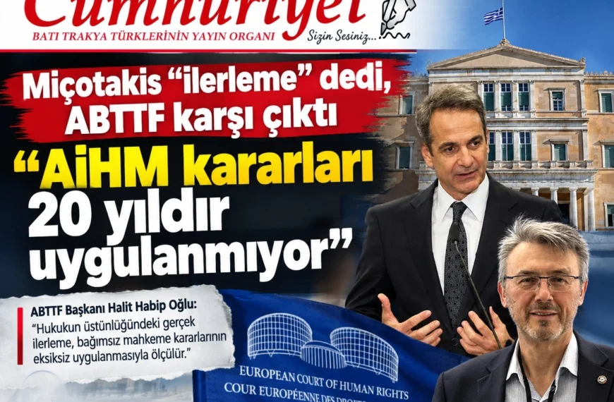 Miçotakis “ilerleme” dedi, ABTTF karşı çıktı