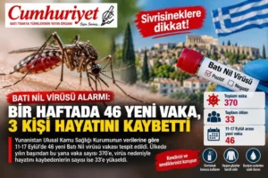 Batı Nil virüsünde vakalar artıyor: Bir haftada 46&hellip;